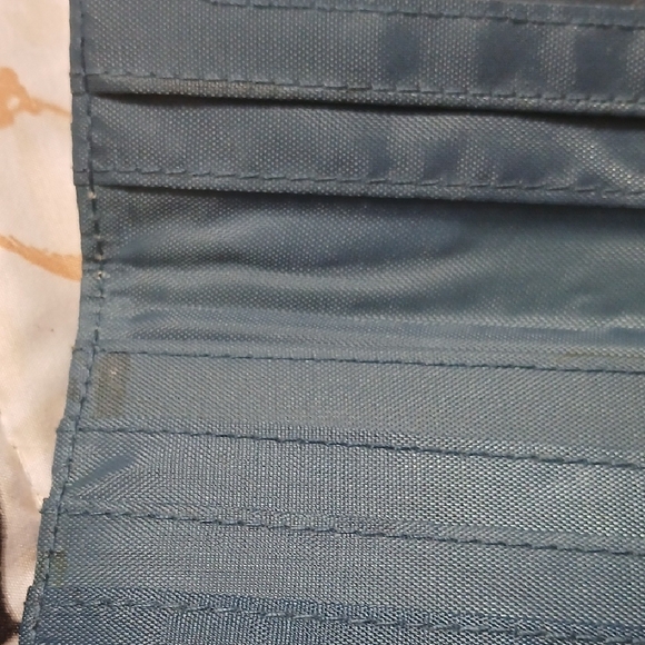 Elegant Blue Owl Print Women's Wallet - Picture 7 of 8